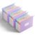 ANSOOK Hanging File Folders, Reinforced Expanding Hang Folder Letter Size,Accordian Pocket with Heavy Duty 1.2″ Expansion, Hard Hanging Folder Organizer for Office Home, 50% Wheat Straw (Purple)