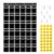 ANSTROUT 36 Clear Pockets Classroom Pocket Chart for Cell Phones,Pocket Chart Organizer for Calculator Holder with 36 Number Sticker Classroom Hanging Cell Phones Organizer (Black)
