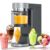 Antarctic Star 2-in-1 Ice Cream Maker & Slushie Machine, 40oz No Ice Needed Soft Serve Ice Cream Machine, 8 Presets Frozen Drink Machine with Auto-Clean, Margarita & Snow Cone Machine