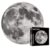 Antelope – 1000 Piece Puzzle for Adults, Space Moon Jigsaw Puzzles 1000 Pieces, Telescope Planet Close-up Round Puzzle, High Resolution, Matte Finish, No Dust Space Puzzle
