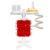 Ant Farm Castle 3D Printed Ant Farms Habitat Ant Colony for Kids, Adults, Student Acrylic Terrarium Nest with Connecting Tubes for Ant Behavior Study and Educational & Learning Science Viewing Kit