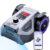 ANTHBOT M5 Lidar Robot Lawn Mower, 360°LiDAR+Vision Perimeter Wire Free 1/8 Acre, Vision Obstacle Avoidance Robotic Lawnmower with Automatic Mapping Zone Division, 45% Slope, App Control