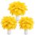 AntiLousy 8-10” Yellow Ostrich Feathers 60 Pcs Red Feathers for Wedding Centerpieces, DIY Crafts, and Floral Arrangements