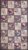 Antique American Hooked Rug, 2’1″ x 4′, Hand-Hooked Wool, Multicolor Checkerboard with Floral Sprigs, 1930s Folk Art One-of-a-Kind – Reading Nook, Hearth