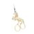 Antique Horse Shape Scissors for Household Sewing, White