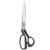 Anu Limen 1-Pack Fabric Scissors, 11.22/12.01 Inch Tailor Shears with Adjustable Rivet, Black Sewing Scissors for Fabric and Leather(11inch)