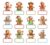 AnyDesign 144 Pcs Christmas Name Tag Sticker, Gingerbread Man, 2.3 x 3.2 in