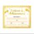 AnyDesign Classroom Award Certificates for Students Gold Sparkle Star 25Pcs