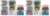 Anywish 8Packs 3.2Qt Small Clear Storage Bins with Lids, Plastic (Pack of 2)