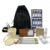 AOCQM Mini Watercolor Paint Set – 15-Well Walnut Wood Palette, Assorted Paints, 100% Cotton Sketchbook, Crossbody Bag, Paint Water Cup, Water Brush & Paint Brush, Ideal for Artists & Beginners