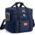 Aodaer 23L Large Lunch Bags Expandable Insulated Lunch Box with Adjustable Strap Double Deck Cooler Bags for Adults Women/Men Work Office Outdoor Picnic Trips, Blue