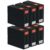 Aokeyee Bed Sheet Organizers and Storage – 6 Pack (Queen Or King Size), Foldable Storage Bins Closet Organizers And Containers for Duvet Covers, Blankets, Pillowcases, Bedding Clothes, Black