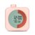Aolidsive Visual Timer 60 Minute Countdown Countup with Progress Bar Display Alarm Snooze for Time Management in Classroom Kitchen Cooking (Pink)
