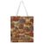 AOPYTRBD Cartoon CakeCanvas Tote Bag Shoulder Bag Handbag