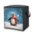 AOPYTRBD Christmas Funny Penguin Storage Bags Moving Bags Storage Bins