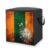 AOPYTRBD Orange And Green Pattern Storage Bags Moving Bags Storage Bins