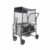 Aosekaa Twin Infant Carriage Wagon Push Cart with Canopy and Airy Mesh Seat Or Recline Options Utility Pockets and Strong Frame Suitable for School Runs Town, Gray, Gray, Two-Seater Small
