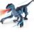 Aotrytion Remote Control Dinosaur Toys for Kids, Dinosaur Toys for Boys Big Walking Velociraptor Dino with Light Sound and Spray Stream Birthday Gift Ideas for Boys and Girls 3-5 4-7 Year Old