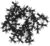 aoukoslt 100Pcs Black Fake Black Ant Realistic Imitation for Halloween Prank Props Simple and Sophisticated Design Executive Desk Games Gag and Practical Jokes Novelty and Gag, Decorations