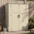 Aoxun 61 Cu.Ft Outdoor Storage Shed, Widened Outdoor Storage Cabinet Waterproof Vertical Resin Shed with Floor for Garden Tools, Pool Equipment, Easy to Assemble(Beige)