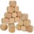 APACALI 30 Pcs Blank Beechwood Dice, 50mm Rounded Wood Cubes for Crafts