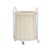 APEXCHASER Rolling Laundry Basket, 33-Gallon (125L) Laundry Hamper with Wheels, Removable Bag, Sturdy Frame for Home Dirty Clothes Organization, Off-white