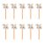 APGLSXY 10Pcs Novelty Ballpoint Pen Plush Ballpoint Pen Funny Writing for Class Reward Christmas Stocking Fillers Design