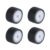 APGLSXY 4pcs Bearing Wheel Casettes Tape Belt Pulley Pinch Roller for DVDs Recorder Tape Recorder Pinch Roller Rubber Pulley Set