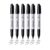 APGLSXY 6Pcs Professional Permanent Marker Set Dry Inks Fine Point Markers Pens for Highlighting Note Taking Artwork Markers