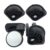 APGLSXY Luggage Caster Replacement Pair with Multi Hole Mounting Plate, 2.36in Spinner Wheel Assemblies for Suitcase Wheel Repair Use At Home