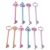APGLSXY Of 10 Shaped Gel Pen Refillable Gel Pen Funny Writing for Boy Girl Class Reward Eye Catching Shaped