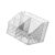 APGLSXY Stackable Pen Cup Multi Compartments Pencil Storage Box Desk Organizers Makeup Brush Storage Box Art Supply Organizers