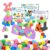 Apluses 128PCS Magnet Toys for Girls Boys, Sensory STEM Magnetic Blocks Building Toys for Kids, Preschool Learning Montessori Toys for 3+ Year Old, Toddler Age 3-5 5-7