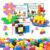 Apluses 96Pcs Magnetic Blocks, More Quantity can Create Bigger Buildings and Improve Children’s Thinking