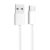 apm USB C to USB Fast Charge 3A Nylon Braided White USB 3.0 & QC 3.0 Reinforced Cable USB Charging Cable USB Cable C Cable for iPhone 16/15, Samsung S22/S21/S20/S10, Xiaomi, Sony, (3.3ft/1m)