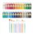 Apple Barrel Gloss Acrylic Craft Paint and Brush Kit, Set of 36