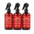 Apple Cinnamon Scent Linen & Room Spray with Essential Oil – Cinnamon, Nutmeg & Cloves – Warm & Cozy Home Fragrance – 8 Fl Oz (236 mL), (Pack of 3)
