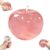 Apple Soft Fidget Toys,Stress Relief Toy, Pink Apple Squishy, Squishy Apple Slow Rising Fruit Squishies, Clear Cute Fruit Stress Ball for Adults, Cute Funny Desk Decor