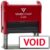 Approved (Blue) + Void (Red) Combo Self-Inking Rubber Stamp | Business & Office Rubber Stamps (Red Ink) – Q-300