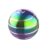 Apqdw Kinetic Spinning Desk Toy ADHD Stress Relief 2.17in Rainbow Silver