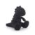 Apricot Lamb Black Corduroy Dinosaur Dragon Stuffed Animal, 8.5 Inches