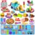 Aprilwolf 85 PCS 3 in 1 Dough Sets for Kids Ages 3-4-8, Art Crafts Dough