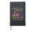 A Queen Was Born on April 9, 9th April Birthday Butterflies Hardcover Journal, Black