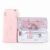 Aqur2020 8 Piece Math Geometry Set with Ergonomic Compass, 2 Rulers, Straight Ruler, Protractor, Pencil Sharpener, Eraser for Students Teachers (Pink)