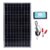Aramox 100W 12V Solar Panel Controller Kit, IP67 with USB Type C DC Ports LCD Display for RV Boat Car Battery Charging Off Grid Power