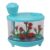 Aramox Mini Humidifier ABS USB Humidifier 460ML Ultrasonic Cool Mist Low Noise Essential Oil for Car Bedroom Study Room Desktop Use (Blue)