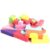 Aramox Soft EVA Foam Building Blocks, 52 Piece Stacking Construction Toys, Multicolor Preschool Block Set for Kids Toddlers, Lightweight S Size for Daycare Play