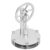 Aramox Stirling Engine Model Aluminum Alloy Low Temperature Stirling Engine 9 X 13 Cm Motor Model for Physics Learning Classroom Experiments and Science Toy Use