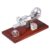 Aramox Stirling Engine Model DIY Steam Power Generator Model Zinc Alloy and Composite Wood Detachable External Combustion Engine 17.9 X 8.9cm for Science Projects Classroom Teaching