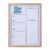 Aramox White Board Dry Erase Board Wooden Writing 40 X 30cm Reusable Task